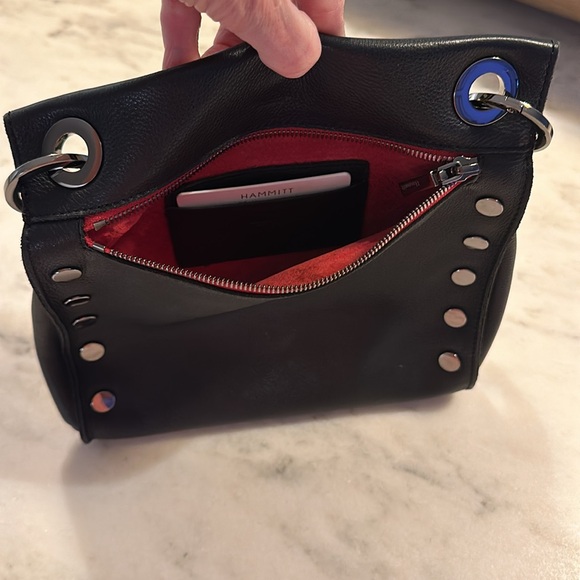 *Hammitt* TONY Medium | Black & Gunmetal | NWT | Dustbag Included | Leather - Picture 6 of 11